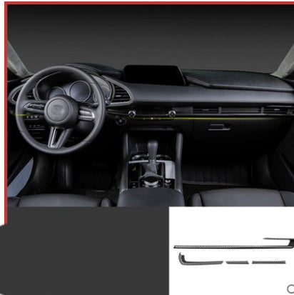 Mazda 3 Angkesaila modified interior carbon fiber decoration 53d712bd 5bd7 41f3 b93e ccf9d4a0a316