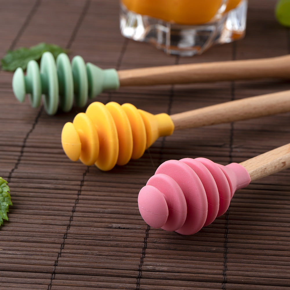 Spot Manufacturers Direct Food Grade Silica Gel Honey Stir Bar Silica Gel Bee Stir Bar Food And Beverage Stir Bar 53e1ba4c f9