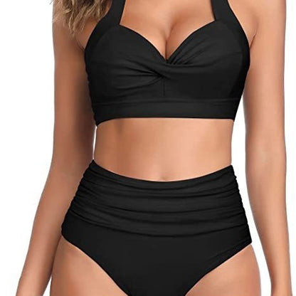 Split Bow Bikini Seaside Vacation Swimwear 53fc20d4 ddf1 4ae0 9f07 e865626891f9