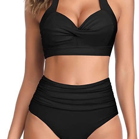 Split Bow Bikini Seaside Vacation Swimwear 53fc20d4 ddf1 4ae0 9f07 e865626891f9