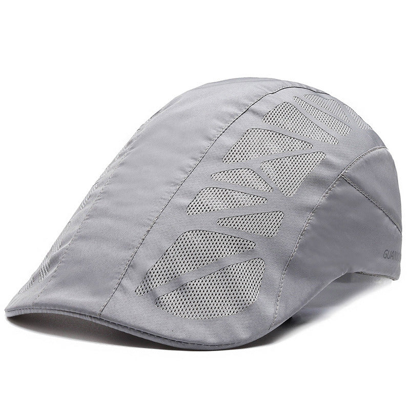 Men Mesh Beret Hat Summer Breathable Quick Dry For Women Newsboy Detective Gorra Boy Chef Restaurant Work Casquette 540725721