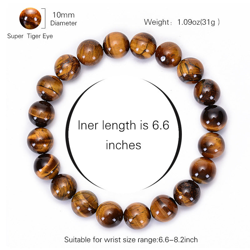 Natural Grade A Yellow Tiger's Eye Yoga Energy Bracelet 540ce664 a60d 49ef 8a9a 88df05e7bbee