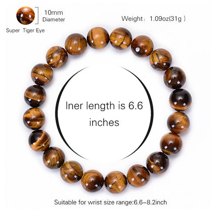 Natural Grade A Yellow Tiger's Eye Yoga Energy Bracelet 540ce664 a60d 49ef 8a9a 88df05e7bbee