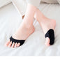 Ankle Toe Socks Women's Summer Thin Front Palm Half Toe Socks Cotton Socks Bottom Invisible Sandals High Heels Foot Sock 5421