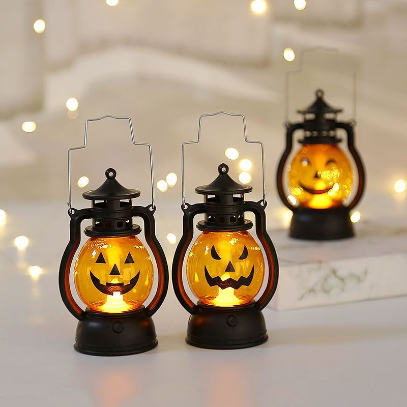 Halloween Oil Lamp Portable Pumpkin Lantern Skull Decoration 54316e01 917f 45df 9d91 333715001c55