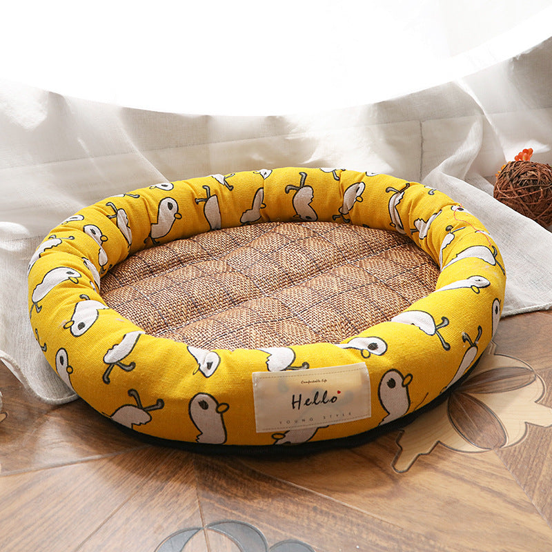 Round Cat Kennel Kennel Dog Summer Cool Den 5445857f 4d5f 4315 8bac 6ba2bf1e16f2