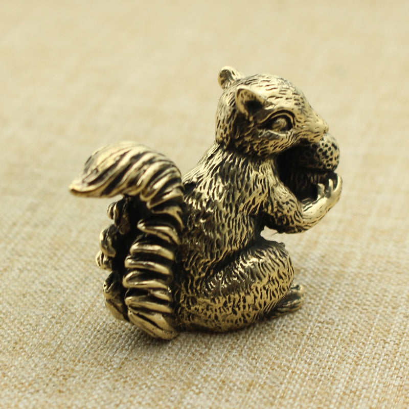 Brass Cute Squirrel Incense Holder Copper Art Hand Pieces 5447b872 42b4 4fc2 a6ae 78198eb27f62