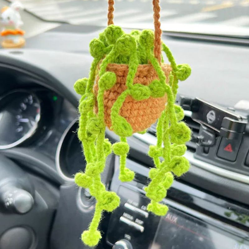 Car Plant Decoration Decoration Knitting Wool 5455bbb8 7e4e 4e34 a310 5972af88a948