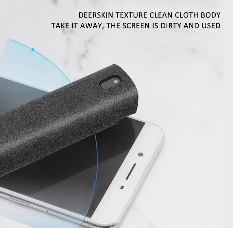 2 In 1 Phone Computer Screen Cleaner Kit For Screen Dust Removal Microfiber Cloth Set - 图片 5