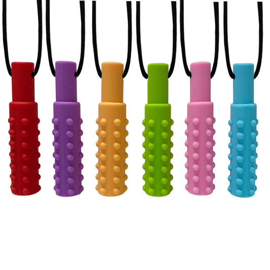 Silicone Mace Shaped Teether Chewing Sensory Necklace 545a5816 4e0f 4d61 80e1 3c1a7fbddd7b