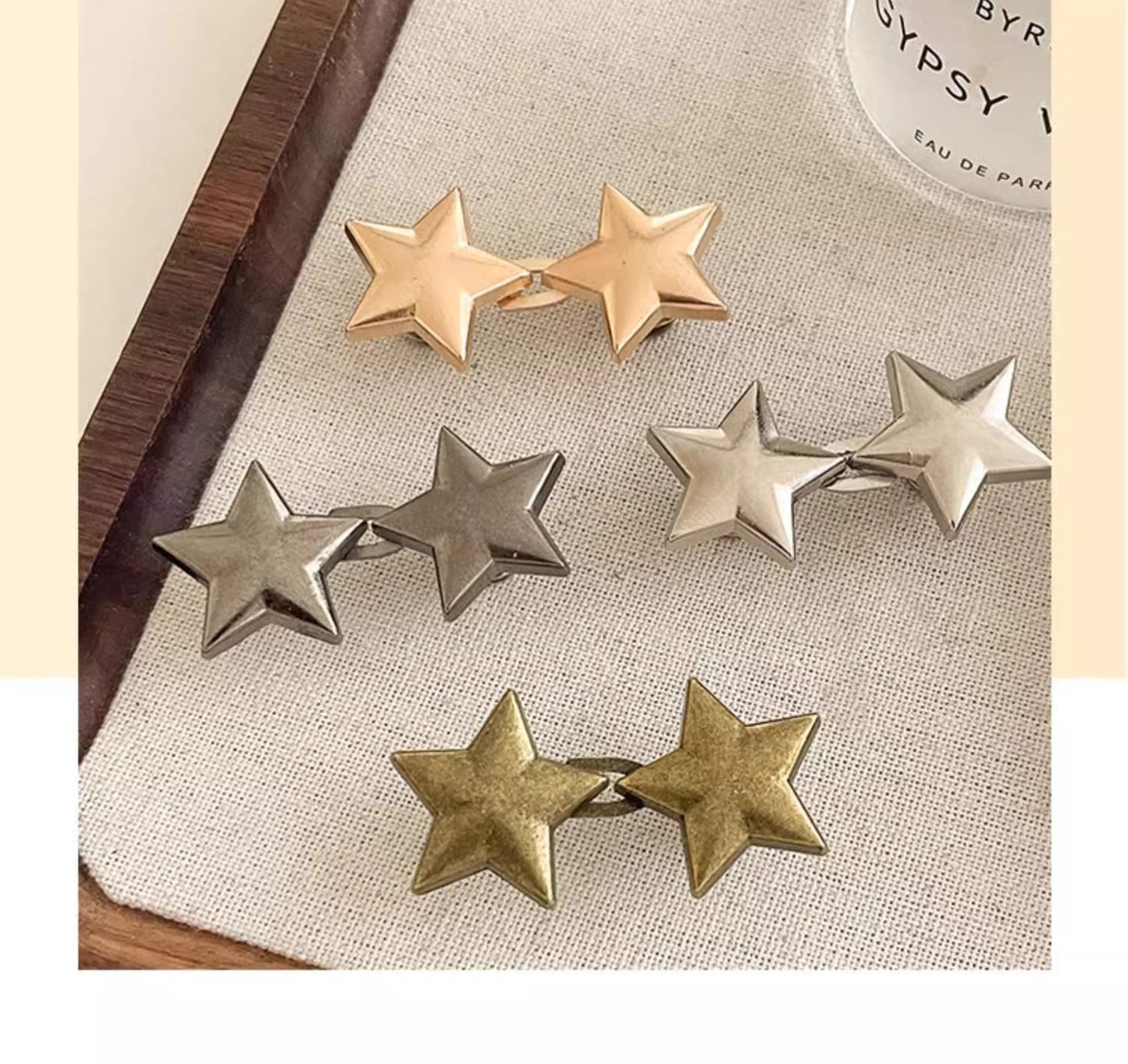 Five-pointed Star Belt Buckle Pants Waist Of Trousers Tightening Artifact