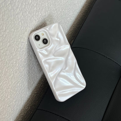 Electroplating Three-dimensional Pleated Phone Case - 图片 4