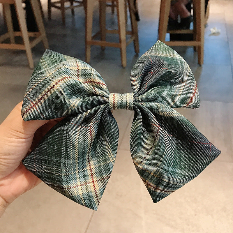 Girl's Plaid Bow Hairpin 546fb86b ddb0 41ed 967d bcc914cab219