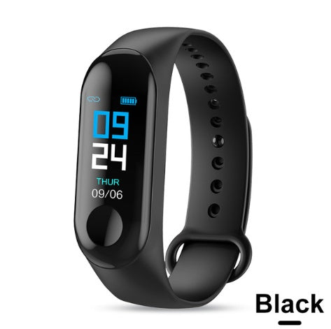 Compatible With , Smart Bracelet Heart Rate And Blood Pressure Exercise Meter Step Information Push Smart Reminder Color Brac