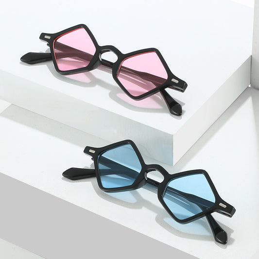 Women's Fashion Geometry Pattern Triangle Glasses 54a8cb24 268e 476e b5c7 ee54700f696b