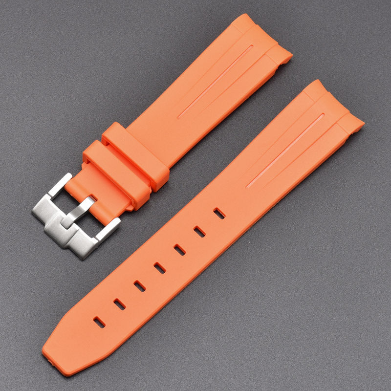 Mercury Arc Rubber Watch Strap Men's And Women's Waterproof 20mm 54b61c5a 5978 4022 aa45 a570e055b40d