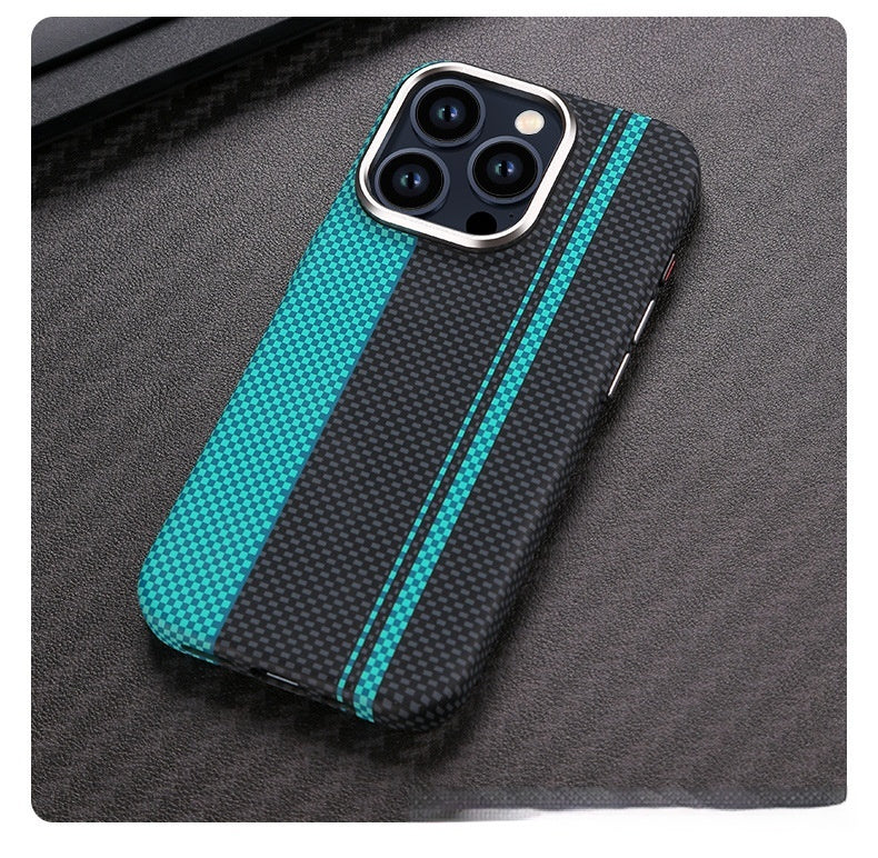Magnetic Carbon Fiber Pattern Drop-resistant Mobile Phone Protective Case 54c47ff5 1739 4e8b ba84 c80629626e55 c1910d57 168e 