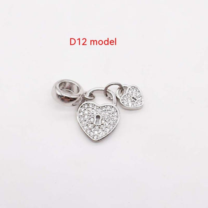 Copper Plating 14K Gold Large Hole Spacer Bead Can String Leather Rope Bracelet Pendant 54e2c66e 9e31 4a8c a2c8 815f03e5cf70 