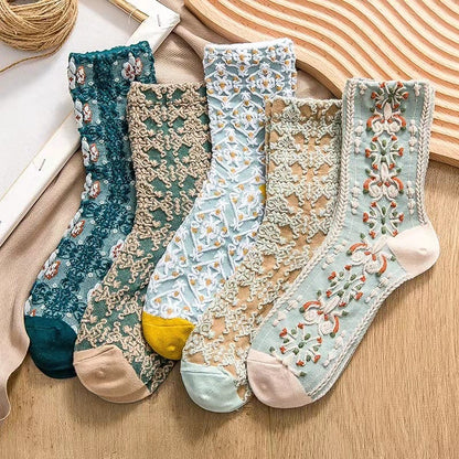 Harajuku Retro Embroidery Spring Kawaii Cute Socks 54e4248c 3628 4512 9158 80daa2775109