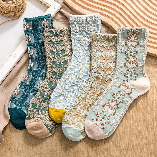 Harajuku Retro Embroidery Spring Kawaii Cute Socks 54e4248c 3628 4512 9158 80daa2775109