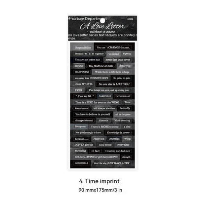 Ins English Quotations DIY Decoration Material Sticker - 图片 10