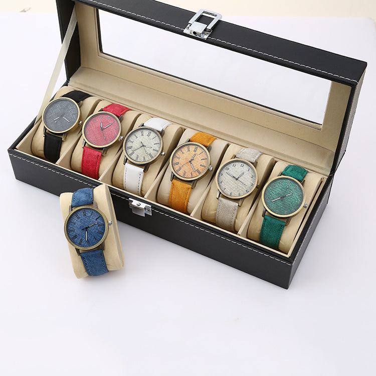 Women's Casual Denim Belt Quartz Watch 55040e62 ec7c 4b7c a4ba 0a81804dd4b6