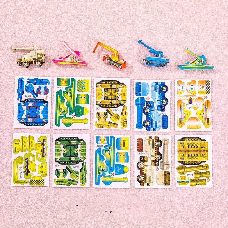 Cartoon Dinosaur 3D Puzzle Model Children DIY Handmade 550a79fb 8f05 4cfe ba1d 8f669d0a91d8