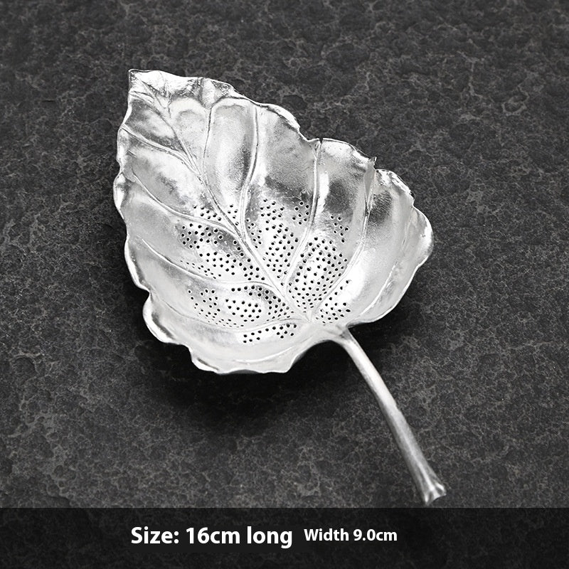 Creative Tea Strainer Tin Tea Funnel Pure Tin Tea Set 550f7aff 1d9c 45f7 bed3 00d2700cbbee trans