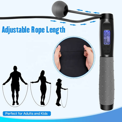 Smart electronic counting skipping rope 5528401802740
