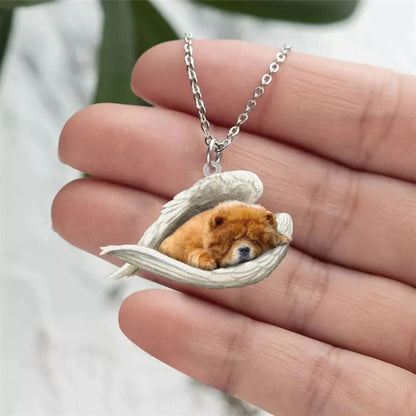 Acrylic Plane Lazy Dog Hanging Necklace 553439f8 3f5c 4f74 83c1 6c8b7bee7af9