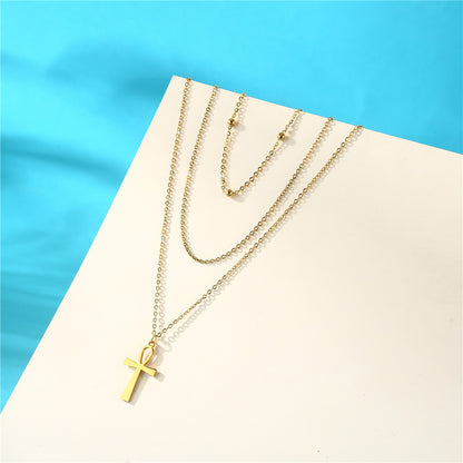Stainless steel layered necklace 5542164547638