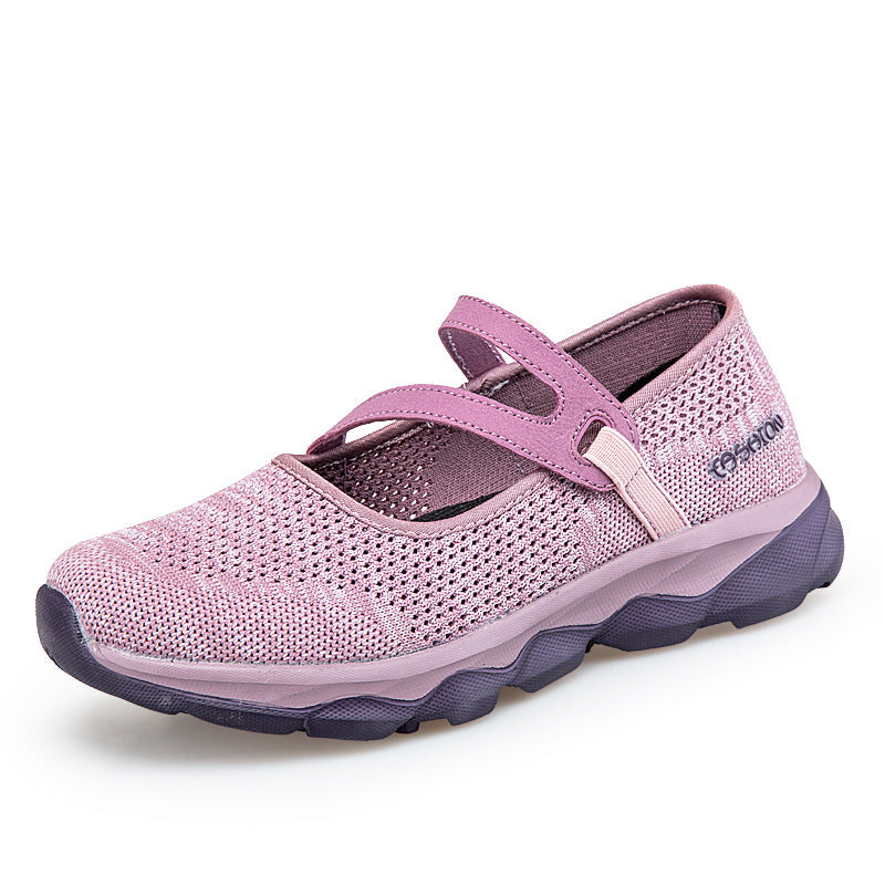 Mesh Breathable Middle-aged Women's Large Size Lightweight Elderly Walking Shoes 5543fa92 5d4e 49b7 b3ac e8daa9edc56d
