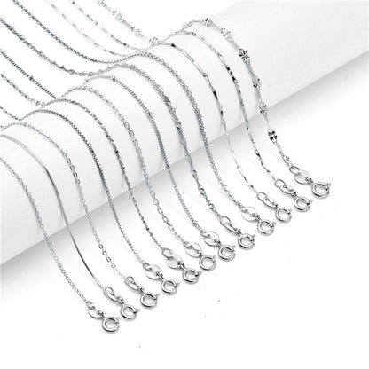 S925 Sterling Silver Necklace Box Chain Ingot 55449345 26ee 4e21 a5af 69d051dc9fcc