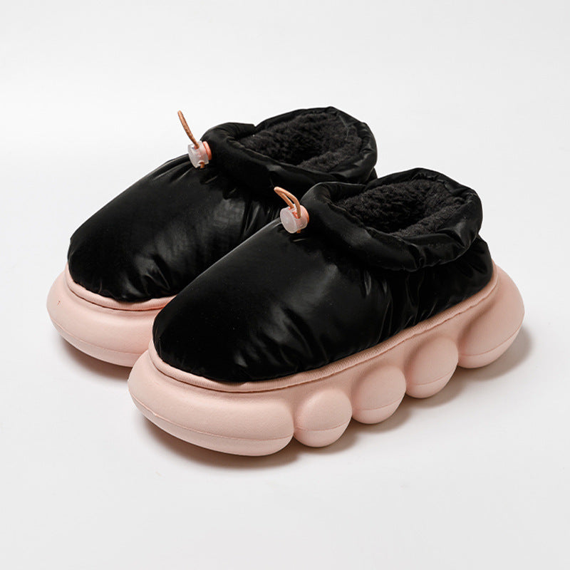 Fleece-lined Couple Household Outer Wear Thick Bottom Non-slip Waterproof Cotton Shoes 55536670 1f70 44e8 9ec7 69aec4a87791 7