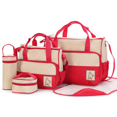 Baby Diaper Bag Suits For Mom Baby Bottle Holder Mother Mummy Stroller Maternity Nappy Bags Sets 555437893692