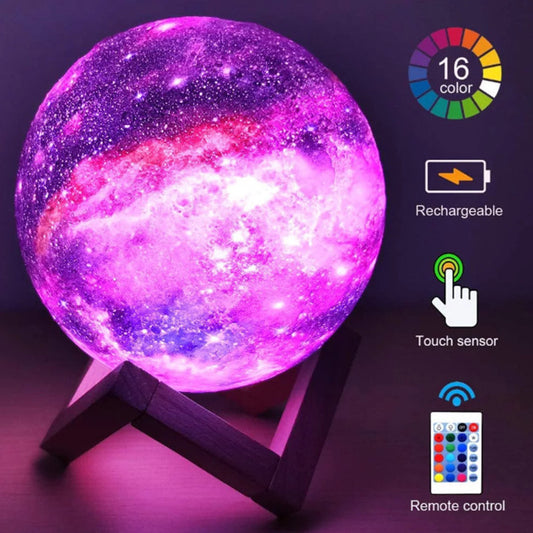 3D Printing Moon Light Galaxy  Light - HD Wireless Product #1