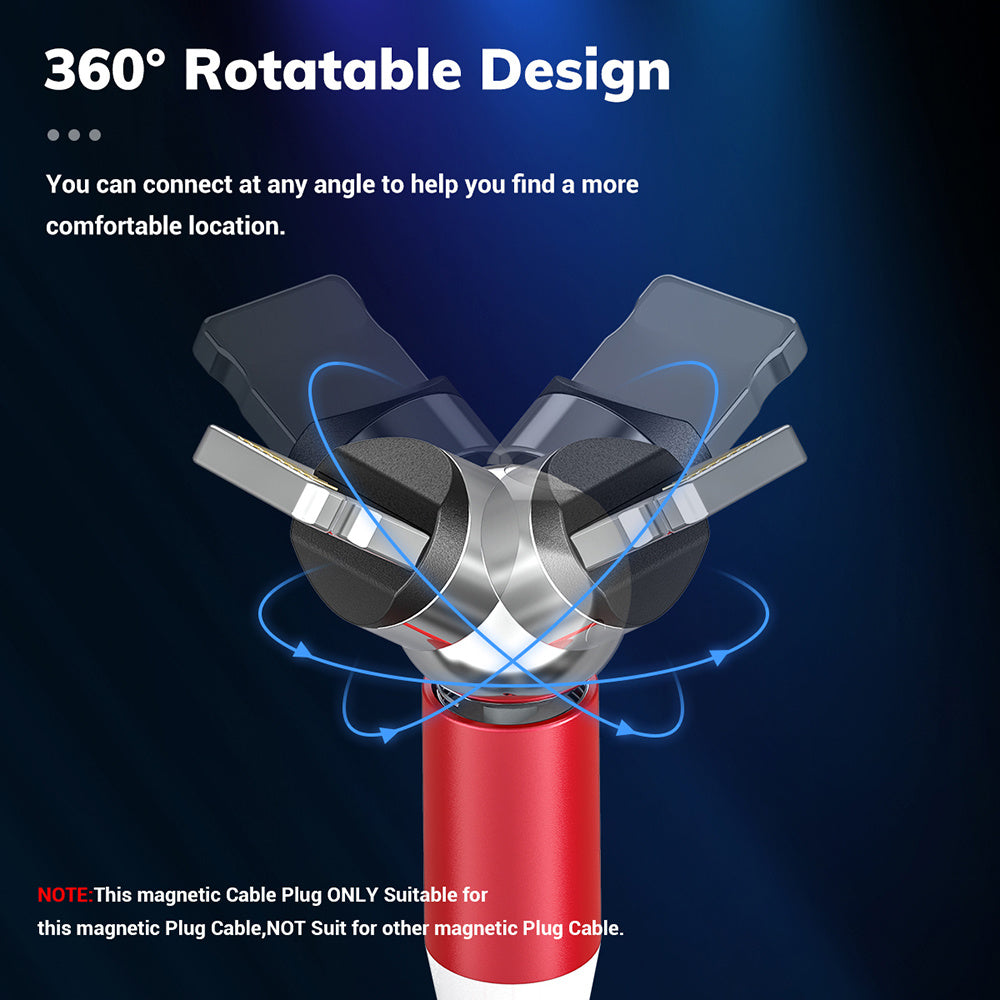 Compatible with  , 360 degree rotation of magnetic charging cable - 图片 4