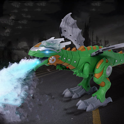 Walking Dragon Toy Fire Breathing Water Spray Dinosaur 556843869453