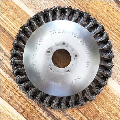 Lawn Mower Head Twist Wire Bowl Wire Rust Removal 557368997832