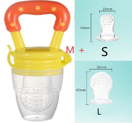 New Baby Silicone Pacifier, Encapsulated To Soothe Complementary Food Feeding Artifact 5574395466307