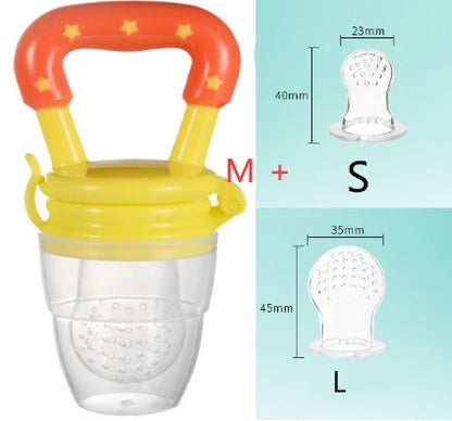 New Baby Silicone Pacifier, Encapsulated To Soothe Complementary Food Feeding Artifact 5574395466307