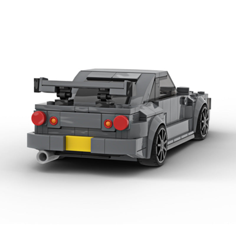 Skyline GT-R R34 Building Blocks Vehicle Assembling Toys 55928bdc 6f67 4b71 ae48 d9d828dd42e9