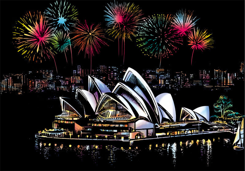 City night scratch painting 55aca202 771d 486b 9847 dadd4468bfcc