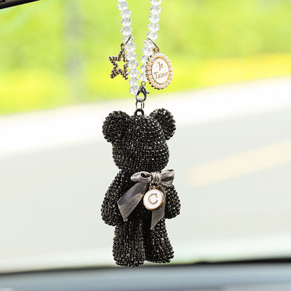Car Rearview Mirror Pendant Diamond-embedded Violent Bear Bear Ornaments 55b7c416 fa03 4775 aaaa 231d2478511c