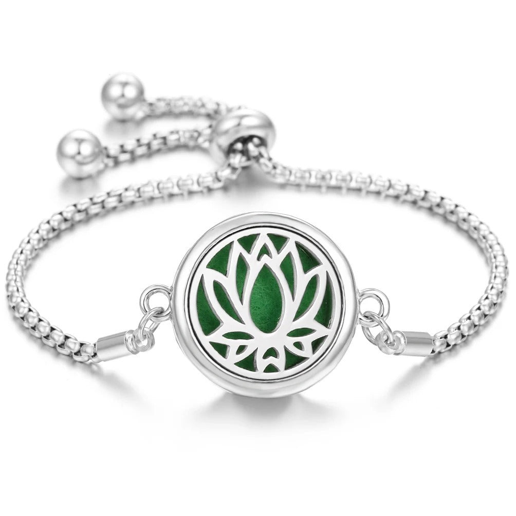 Lucky Tree Aromatherapy Oil Stainless Steel Alloy Bracelet 55ba2b80 c27c 4955 b5a1 aa2ec687ef9c