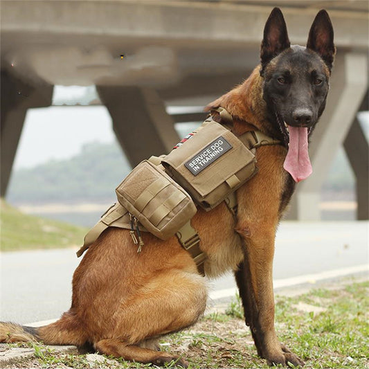 Ihrtrade Tactical Dog Harness Molle System Vest Adjustable Military 55c588fa 416e 4070 8d29 a0e893ef44e0