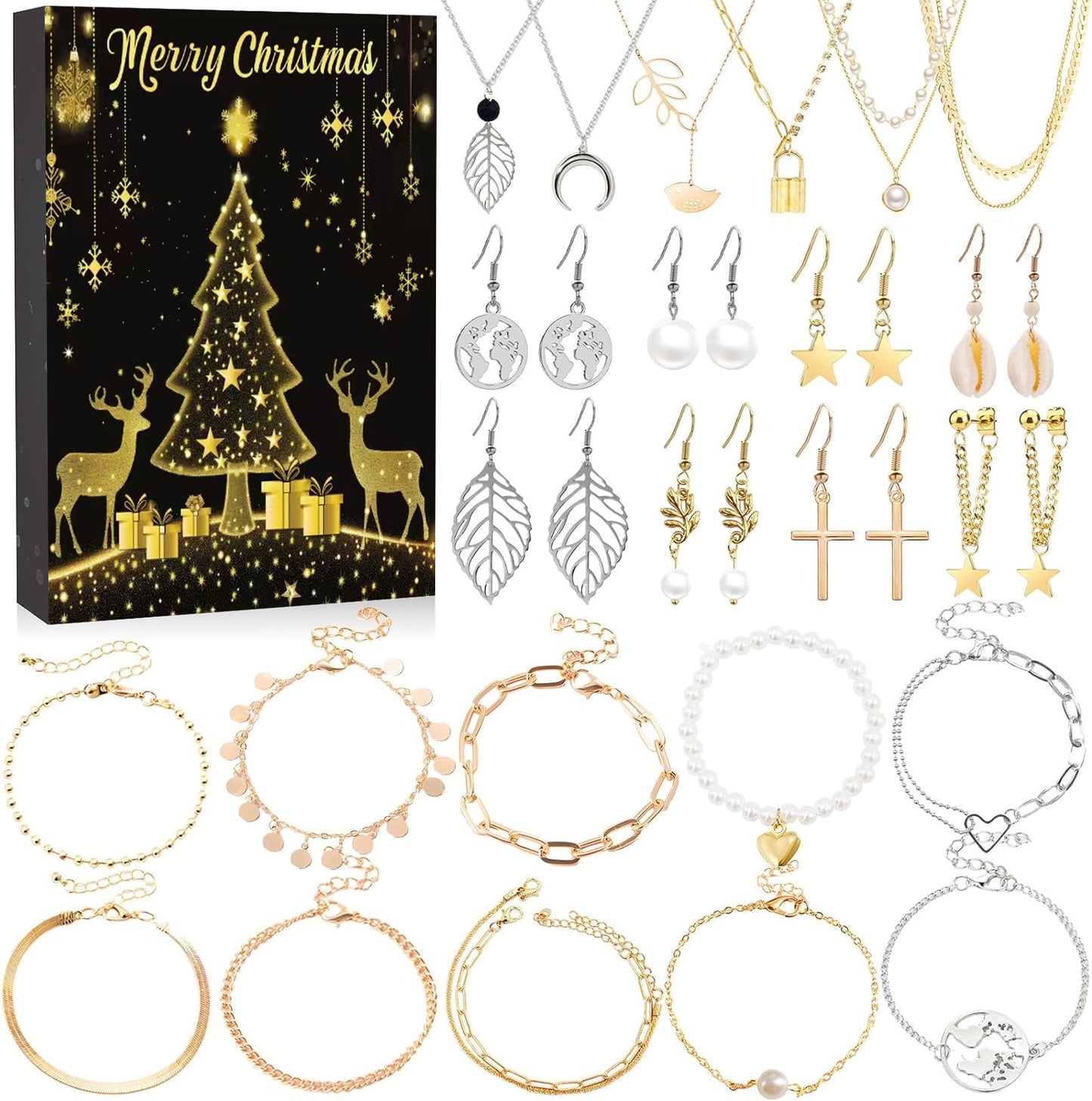 Diy Creative Children's Bracelet Ornament 24 Grid Calendar Christmas Blind Box 55f272bf b24e 4ac4 b421 b04e920db8a8