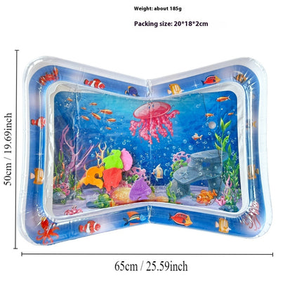 Children's Inflatable Marine Animal Racket Water Cushion Baby Crawling Racket Water Bag Racket Water Cushion Climbing Pad 560