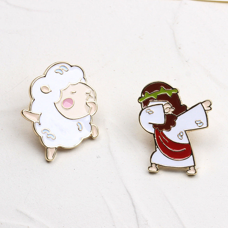 Cute Cartoon Brooch Japanese Badge Couple Backpack Ornaments 560bdee7 06be 4326 aa54 1f45dd135180
