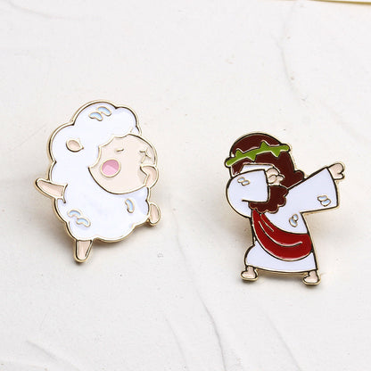 Cute Cartoon Brooch Japanese Badge Couple Backpack Ornaments 560bdee7 06be 4326 aa54 1f45dd135180